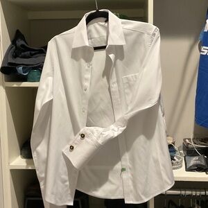 Classic White Men's Shirt